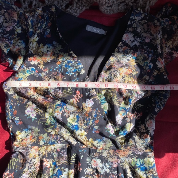 Floral Wrap Skater Dress - Picture 5 of 6